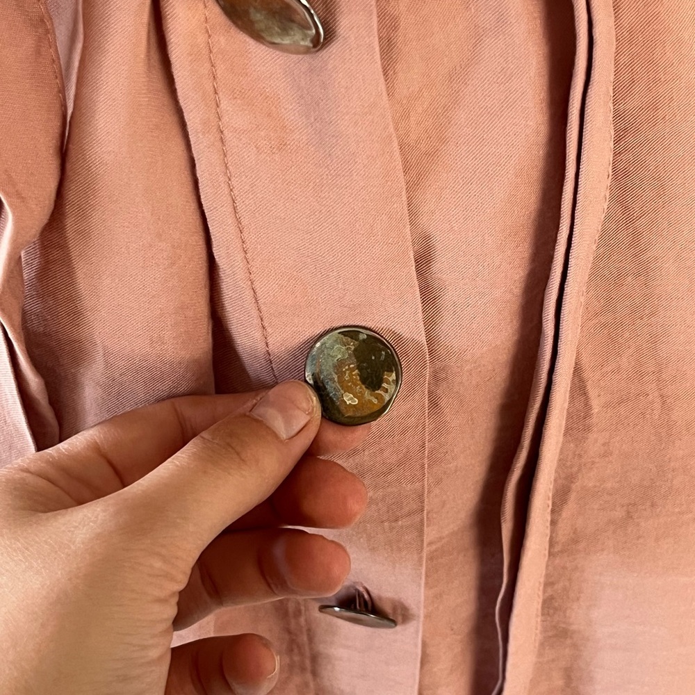 Zara/ Oversized, Long Sleeved Shirt Maxi Dress/ Button Up/ Size US M - Picture 5 of 12